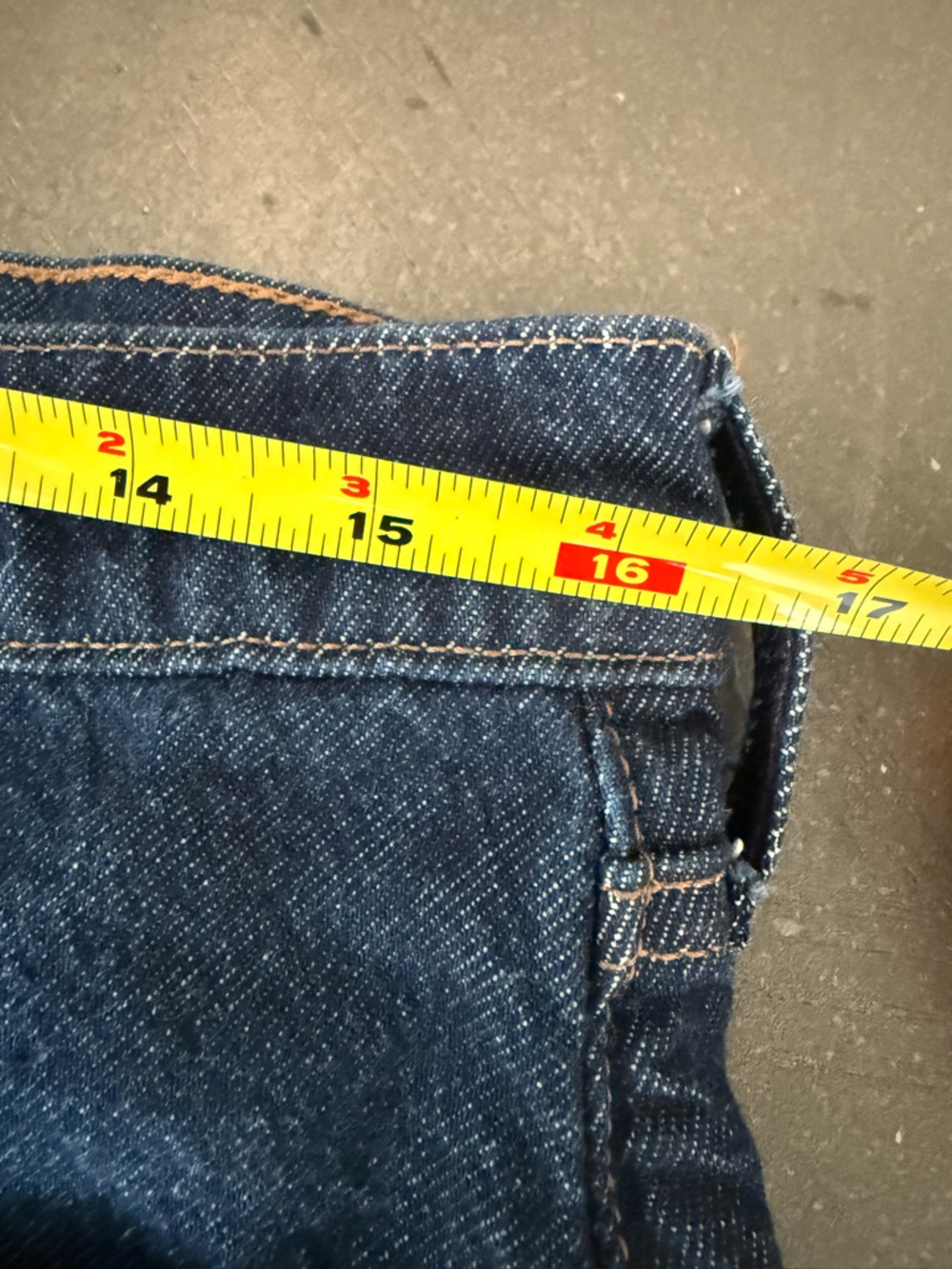 A & F Mid Rise Drop-waist Ruffle Denim Mini Skirt Blue Jean Size 29 Size 8 - Picture 8 of 11